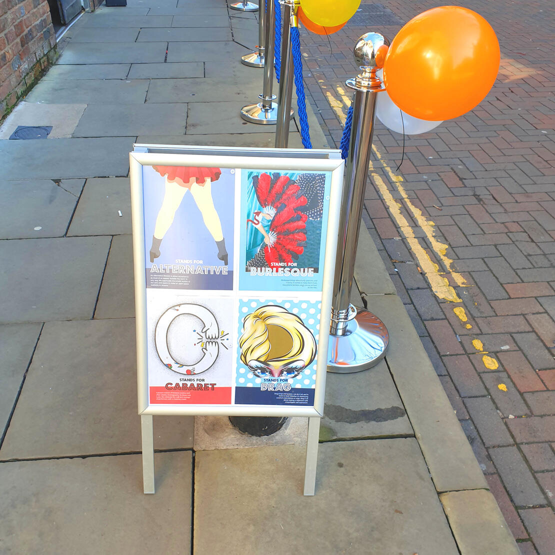 Promotional Flyer Featured on Manchester's Canal Street